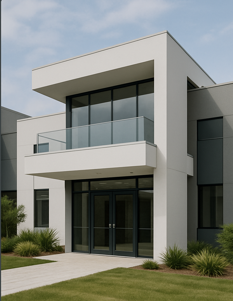 Capa do post com texto “Clínicas de Recuperação em SP” e subtítulo “Guia completo 2025” sobre fundo de fachada moderna de clínica em São Paulo